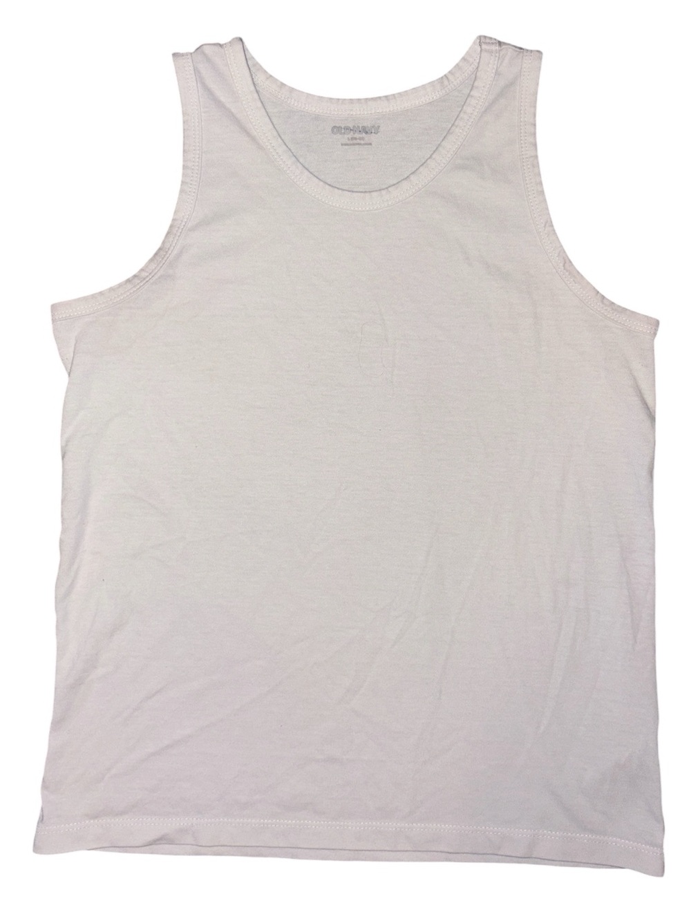 Old Navy White Kids Tank Top - Classic Sleeveless Tee